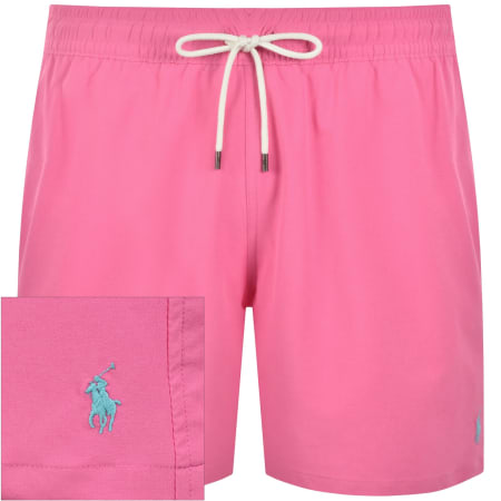 Ralph Lauren Traveller Swim Shorts Pink | Mainline Menswear us